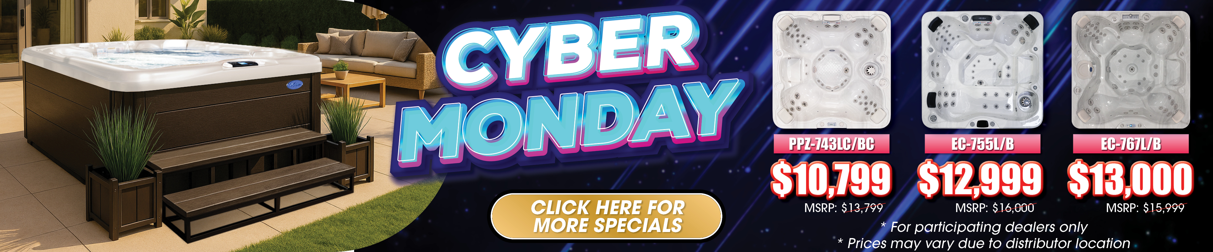 Calspas hot tub being used in a family setting - Joplin